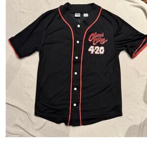 Cheech & Chong “Rollin’ With My Homie” 420 Baseball Jersey-NWOT-Size SM/C-Unisex